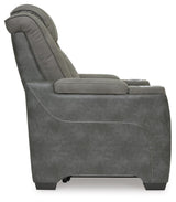 Next-Gen Durapella Slate Power Reclining Sofa and Power Recliner from Ashley - Luna Furniture