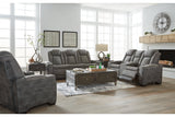 Next-Gen DuraPella Slate Power Reclining Sofa, Loveseat and Recliner from Ashley - Luna Furniture