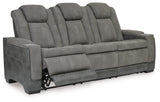 Next-Gen DuraPella Slate Power Reclining Sofa from Ashley Furniture - Luna Furniture