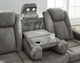 Next-Gen DuraPella Slate Power Reclining Sofa, Loveseat and Recliner from Ashley - Luna Furniture