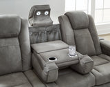 Next-Gen DuraPella Slate Power Reclining Sofa from Ashley - Luna Furniture