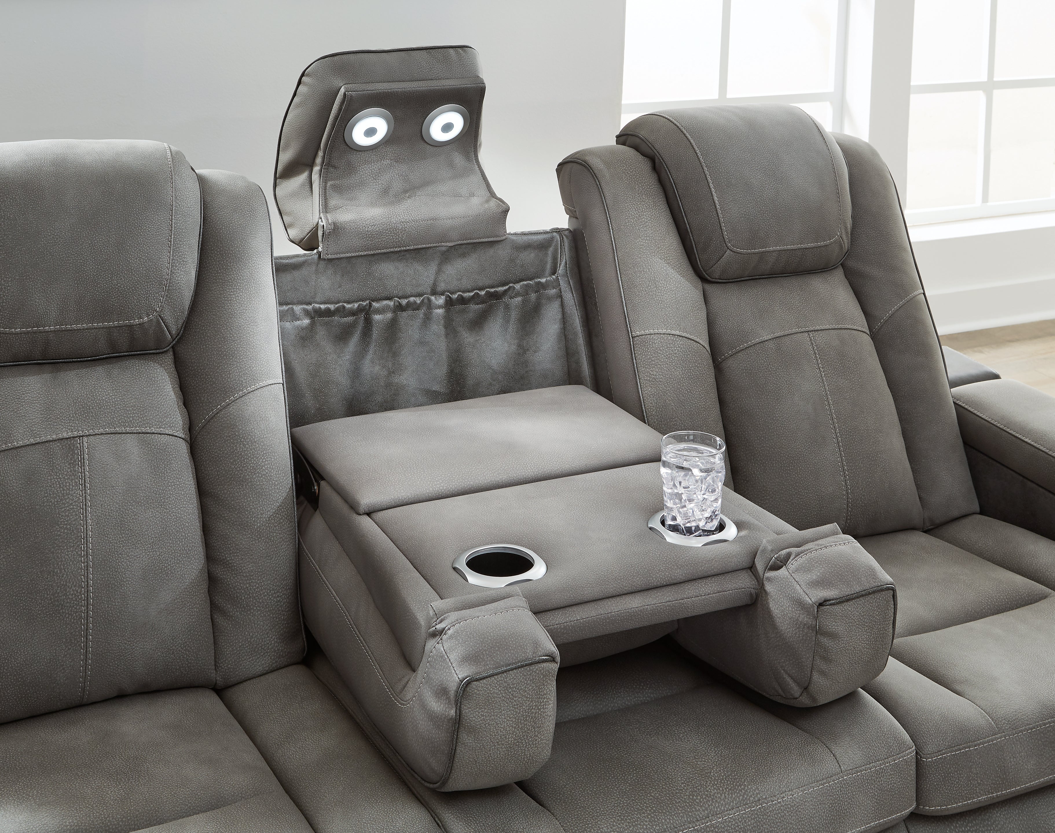 Ashley Furniture Next-Gen Durapella Slate 2-Piece Power Reclining
