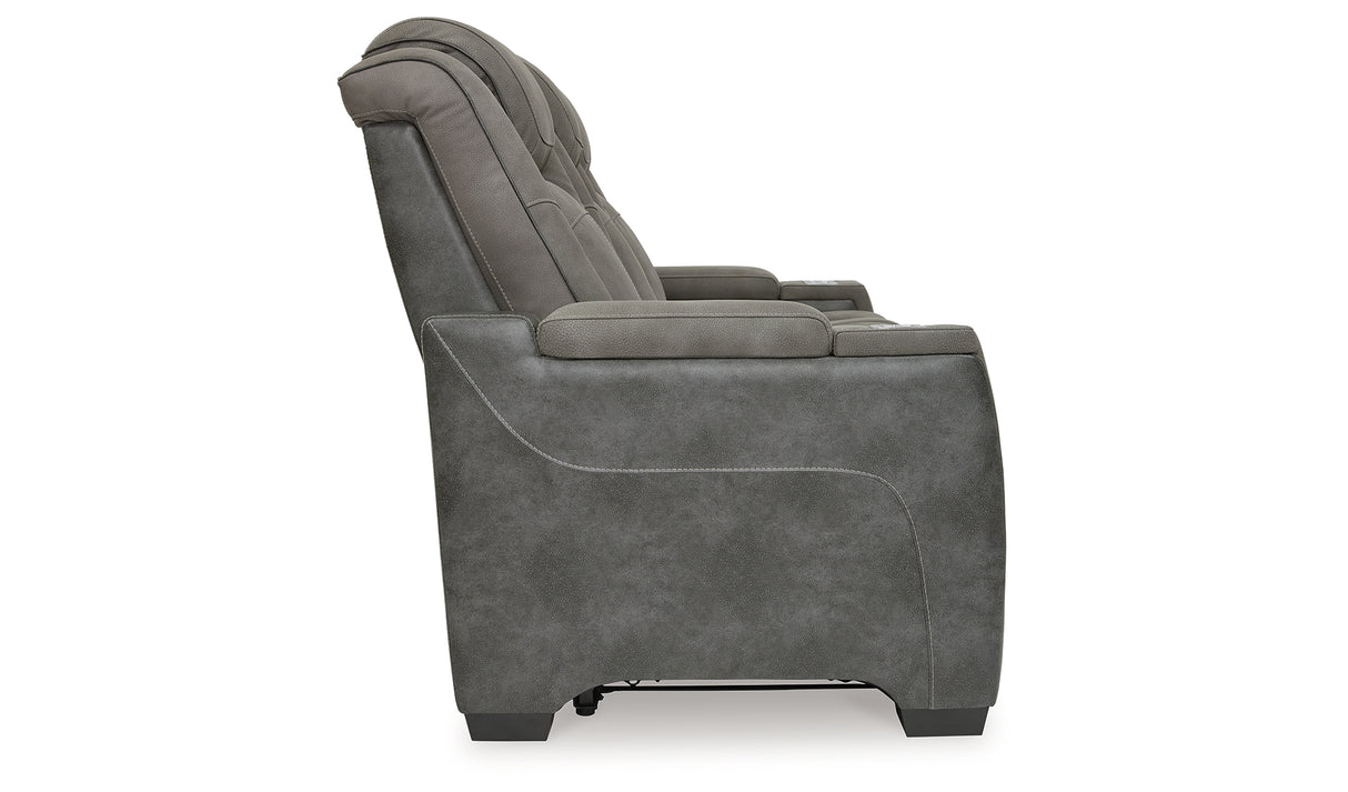 Next-Gen DuraPella Slate Power Reclining Sofa from Ashley - Luna Furniture