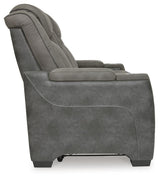 Next-Gen Durapella Slate Power Reclining Sofa and Power Recliner from Ashley - Luna Furniture