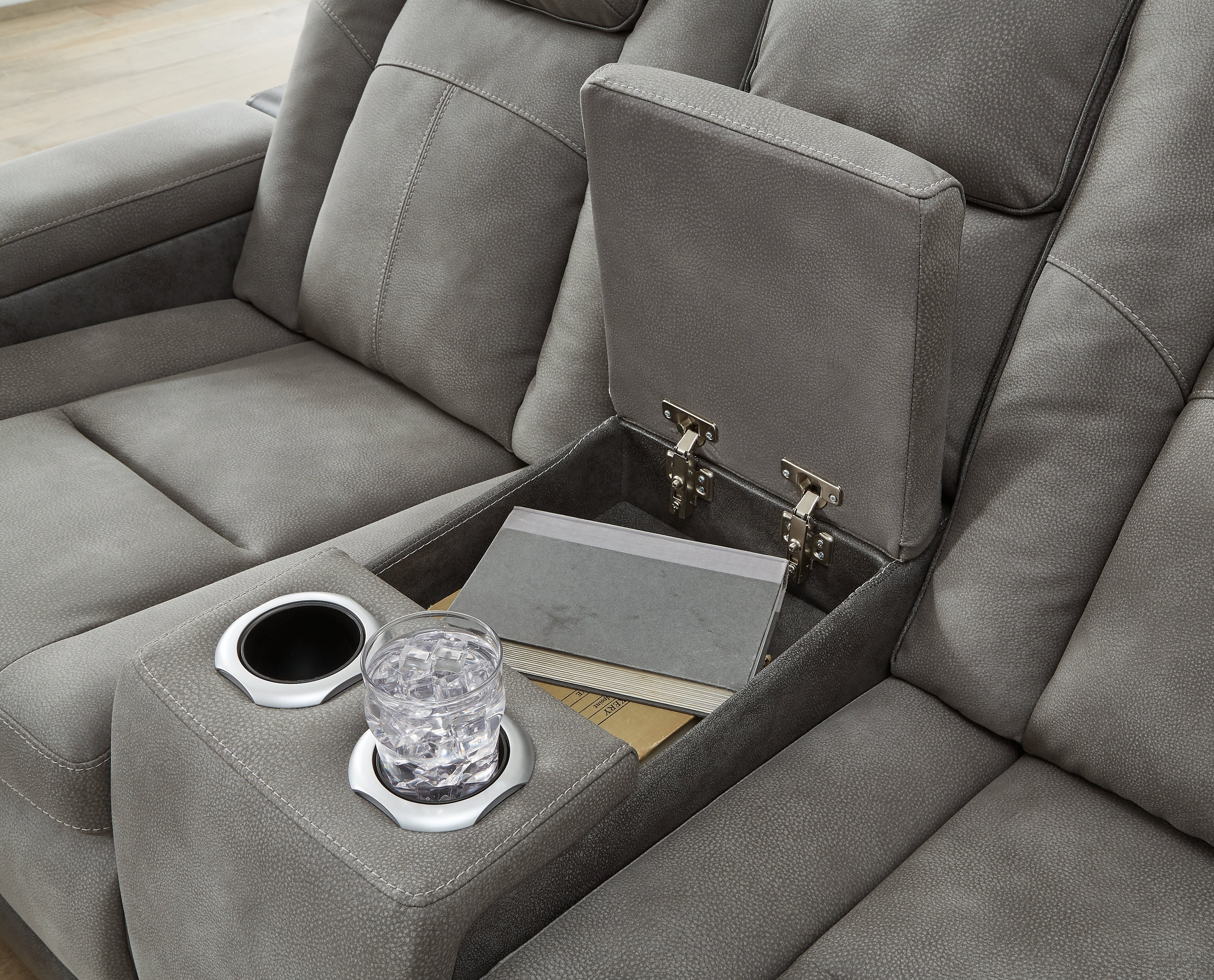 Next-Gen Durapella Slate 2-Piece Power Reclining Set – Luna Furniture Next-Gen Durapella Slate 2-Piece Power Reclining Set – Luna Furniture