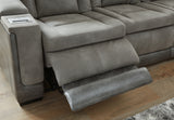 Next-Gen Durapella Slate Power Reclining Sofa and Loveseat from Ashley - Luna Furniture