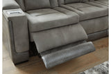 Next-Gen DuraPella Slate Power Reclining Sofa, Loveseat and Recliner from Ashley - Luna Furniture