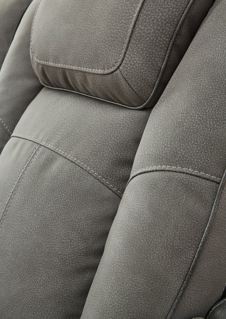 Next-Gen DuraPella Slate Power Reclining Sofa and Loveseat from Ashley Furniture - Luna Furniture