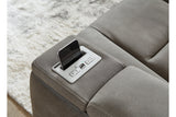 Next-Gen DuraPella Slate Power Reclining Sofa, Loveseat and Recliner from Ashley - Luna Furniture