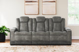 Next-Gen DuraPella Slate Power Reclining Sofa from Ashley - Luna Furniture