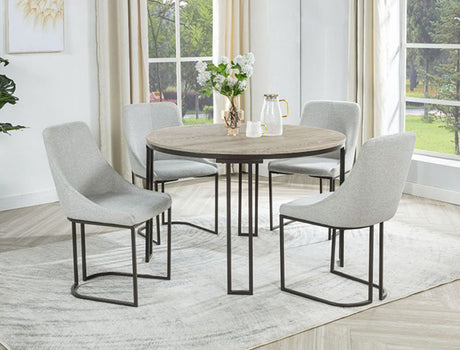 Verano Light Gray Dining Chair, Set of 2 from Crown Mark - Luna Furniture