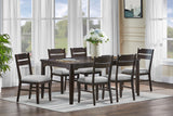 Higgins Dark Oak Dining Set from Crown Mark - Luna Furniture