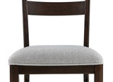 Higgins Dark Oak Dining Chair, Set of 2 from Crown Mark - Luna Furniture