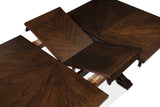 Hamil Brown Extendable Dining Table with 18" Butterfly Leaf from Crown Mark - Luna Furniture