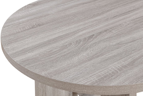 Amara Driftwood 5-Piece Round Dining Set from Crown Mark - Luna Furniture