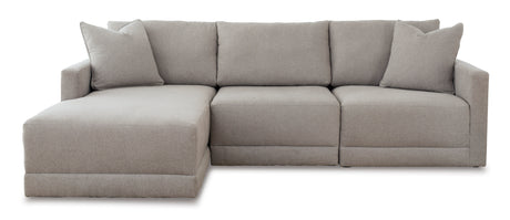 Katany Shadow 3-Piece LAF Chaise Sectional
