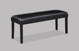 Tanner Black Dining Bench from Crown Mark - Luna Furniture