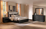 Leandro Burnished Black 4-Piece Eastern King Bedroom Set from Coaster - Luna Furniture