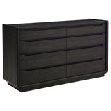 Leandro Burnished Black 4-Piece Eastern King Bedroom Set from Coaster - Luna Furniture