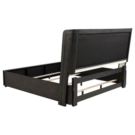 Leandro Burnished Black 5-Piece Eastern King Bedroom Set from Coaster - Luna Furniture