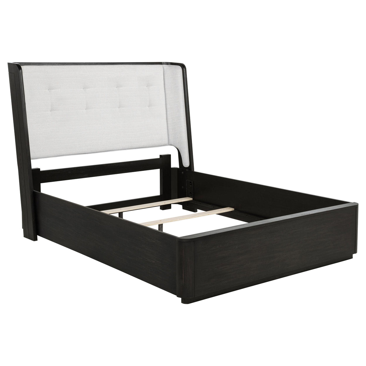 Leandro Burnished Black 4-Piece Queen Bedroom Set from Coaster - Luna Furniture