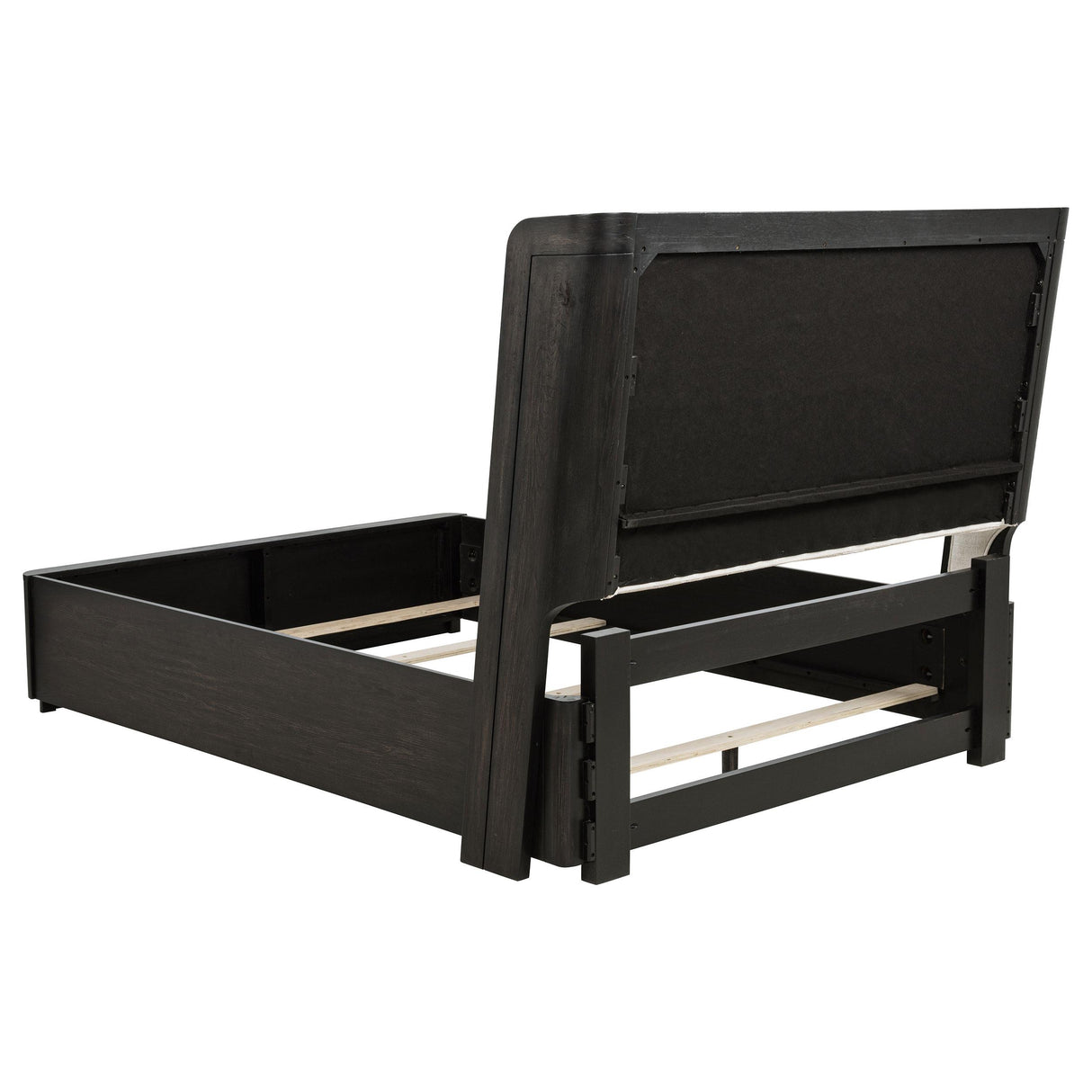 Leandro Burnished Black 4-Piece Queen Bedroom Set from Coaster - Luna Furniture