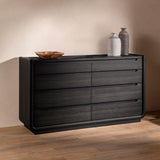 Leandro Burnished Black 8-Drawer Bedroom Dresser from Coaster - Luna Furniture