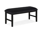 Sebastian Black Dining Bench from Crown Mark - Luna Furniture