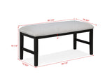 Sebastian Dove Dining Bench from Crown Mark - Luna Furniture