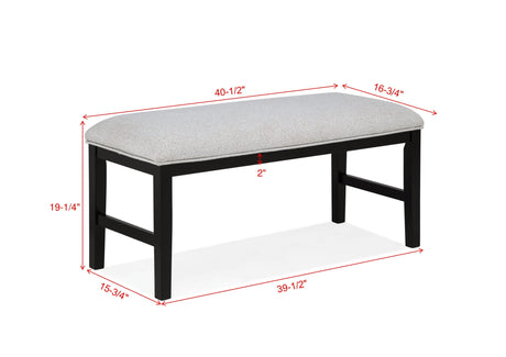 Sebastian Dove Dining Bench from Crown Mark - Luna Furniture