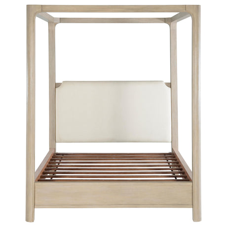 Solano Weathered Mango 85-inch California King Canopy Bed from Coaster - Luna Furniture