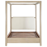 Solano Weathered Mango 85-inch Queen Canopy Bed from Coaster - Luna Furniture