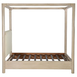Solano Weathered Mango 85-inch Queen Canopy Bed from Coaster - Luna Furniture