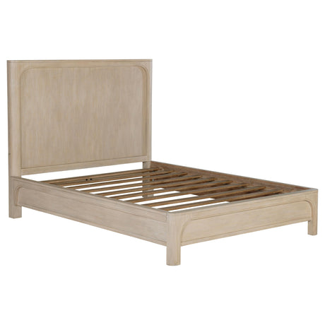 Solano Weathered Mango 55-inch Eastern King Panel Bed from Coaster - Luna Furniture