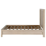 Solano Weathered Mango 55-inch Eastern King Panel Bed from Coaster - Luna Furniture
