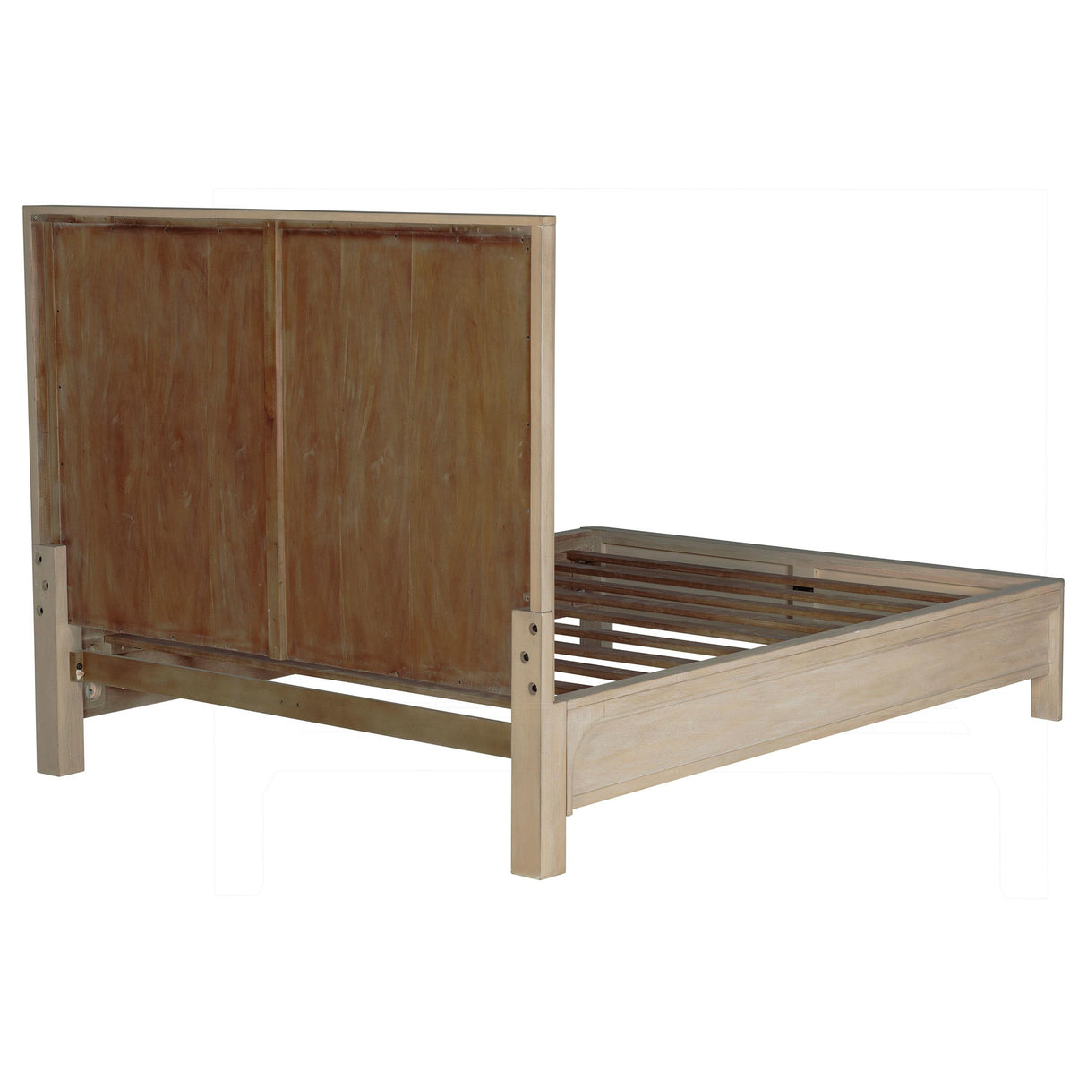Solano Weathered Mango 55-inch Eastern King Panel Bed from Coaster - Luna Furniture