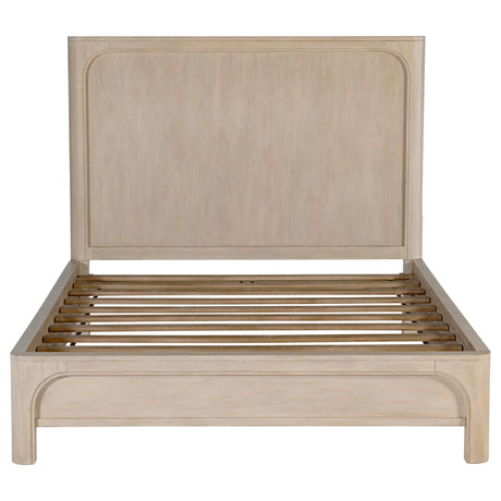 Solano Weathered Mango 55-inch California King Panel Bed from Coaster - Luna Furniture