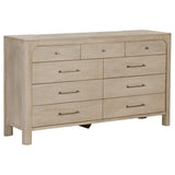 Solano Weathered Mango 4-Piece Queen Bedroom Set from Coaster - Luna Furniture