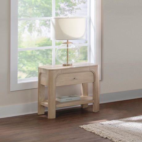 Solano Weathered Mango 1-Drawer Nightstand from Coaster - Luna Furniture