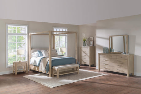 Solano Weathered Mango 9-Drawer Bedroom Dresser with Mirror from Coaster - Luna Furniture