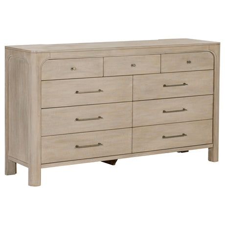 Solano Weathered Mango 9-Drawer Bedroom Dresser from Coaster - Luna Furniture
