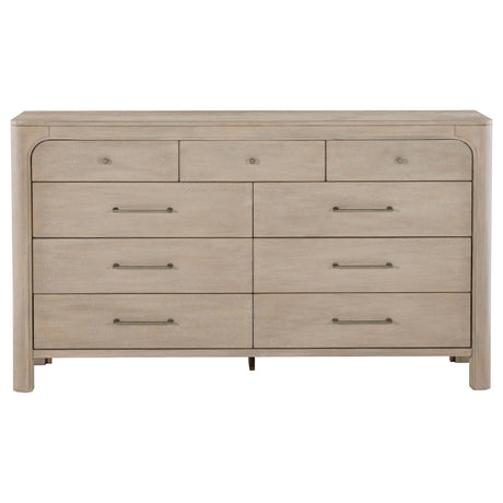 Solano Weathered Mango 9-Drawer Bedroom Dresser from Coaster - Luna Furniture