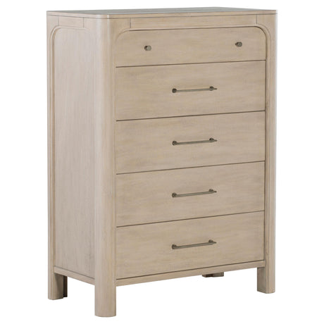 Solano Weathered Mango 5-Drawer Bedroom Chest from Coaster - Luna Furniture