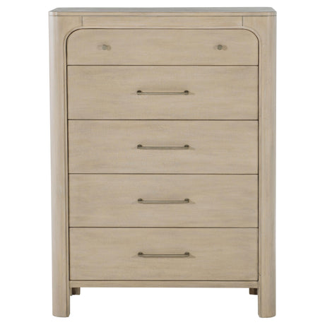 Solano Weathered Mango 5-Drawer Bedroom Chest from Coaster - Luna Furniture
