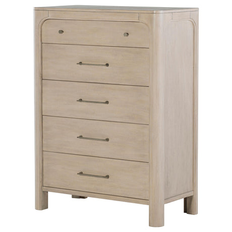 Solano Weathered Mango 5-Drawer Bedroom Chest from Coaster - Luna Furniture