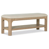Solano Weathered Mango 49-inch Bedroom Bed End Bench from Coaster - Luna Furniture