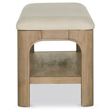 Solano Weathered Mango 49-inch Bedroom Bed End Bench from Coaster - Luna Furniture