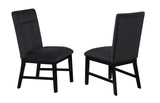 Sebastian Black Dining Side Chair, Set of 2 from Crown Mark - Luna Furniture