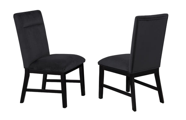 Sebastian Black Dining Side Chair, Set of 2