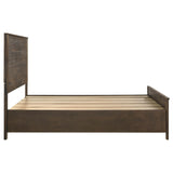 Woodmont Rustic Golden Brown Queen Storage Bed from Coaster - Luna Furniture